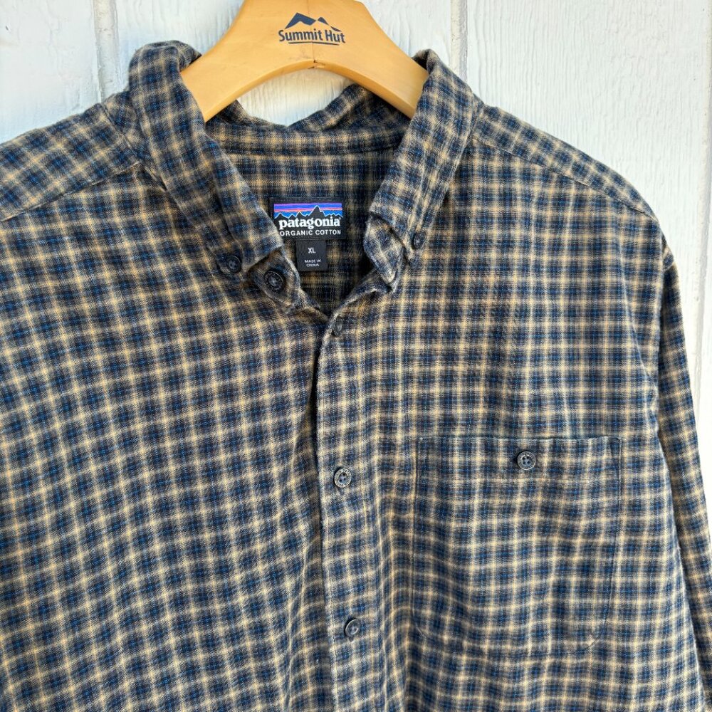 Patagonia L/S Vjosa River Shirt Mens XL Endless Black Plaid Outdoor Gorpcore - Picture 4 of 11